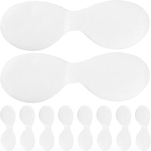 100 Pieces Non-woven Cotton Eye Care Paper Patches DIY Moisturizing Eye Mask Sheets for Relief and Beauty Skin Care