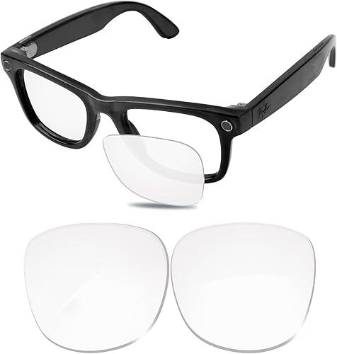 Replacement Lenses Compatible with Ray-Ban Meta RW4006/RW4008/RW4009/RW4012/RW4010 Smart Glasses, UV Protection