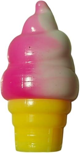 Nee Doh Squishy Ice Cream Squeeze Toys, Sensory Stress Relief, Cute Ice Cream Fidget Toys Stress Ball Party Favors for Anxiety Relief Everyone, Birthday Gift(B01-1PC)