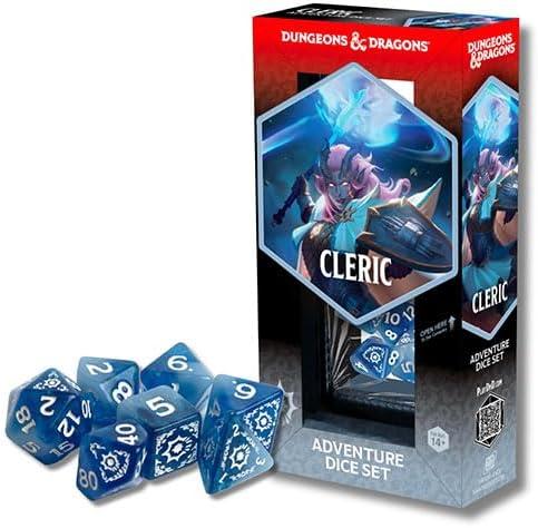 Sirius Dice SDZ200207 Cleric Adventure Dice White & Blue
