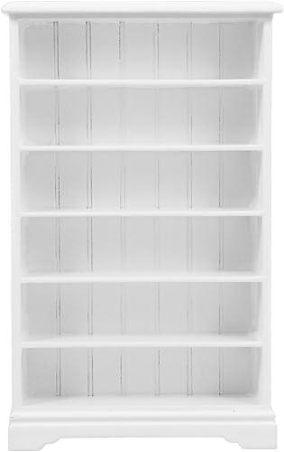 Toddmomy Miniature Bookshelf Dollhouse 1:12 Scale Mini Bookcase Miniature Furniture for Dollhouse Decor