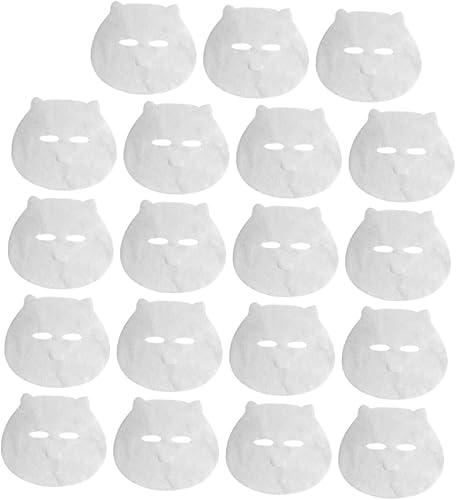 Healifty 100pcs Face Sheet 17.5x15.5cm Disposable Hydrating Skin Care Mask Sheets for Sensitive Facial Moisturizing Beauty Care