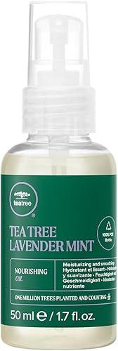 Tea Tree Lavender Mint Nourishing Oil, Multi-Benefit Treatment Oil, Moisturizing + Smoothing, For Coarse, Curly + Dry Hair, 1.7 fl. oz.