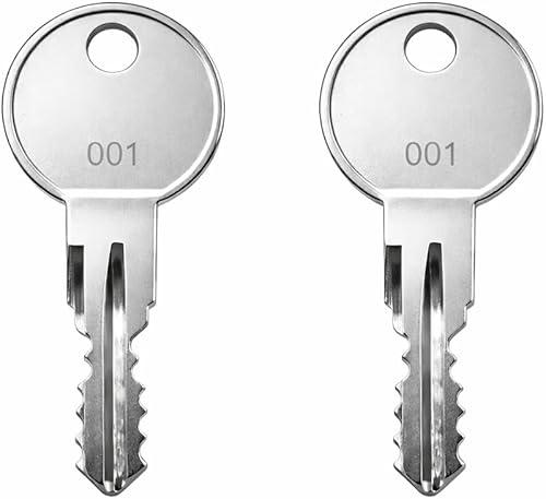 2-Pack 005 Replacement Keys Compatible with Rhino-Rack Roof Racks, Bike Ski Cargo Carrier Systems, Pre Cut to Code 001-200