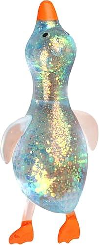 Cute Yellow Duck Sugar Stress Ball, Ultra Squishy Dough Texture Fidget Toy, Slow Rising Sticky Squishy for Anxiety Relief, Sensory Toy for Adults (B01)