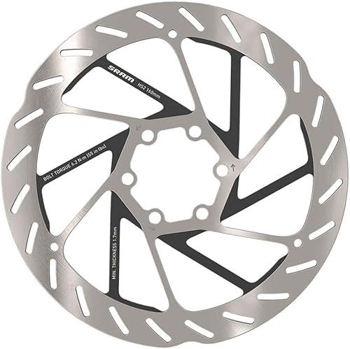 SRAM HS2 Disc Brake Rotor - 200mm, 6-Bolt, Rounded, Silver/Black