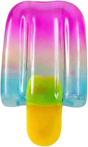 Ice Cream Squishy Fidget Toys Summer Squeeze Sensory Slow Rise Fidget Squishy Stress Ball Relief Easter Basket Stuffers Squishies Slow Rising Fidget Toy Party Favors for Anxiety Relief Birthday Gift