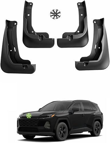 2026 RAV4 Mud Flaps Splash Guards for Toyota RAV4 6th Gen Accessories No Drilling/Tape Mudflaps Wheel Liner Fenders Compatible with 2026 Toyota RAV4 LE/SE/XLE Premium/XSE/Limited(Not for Woodland)