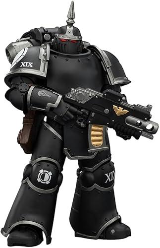 JOYTOY Warhammer Horus 1/18 Action Figure Raven Guard MK III Tactical Legionary with Bolter and Bolt Pistol 4.8'' Mehca Model Collector's Gift