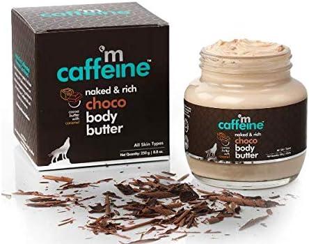 mCaffeine Naked & Rich Choco Body Butter Cocoa Butter, Caramel Deep Moisturizing All Skin - 250 g