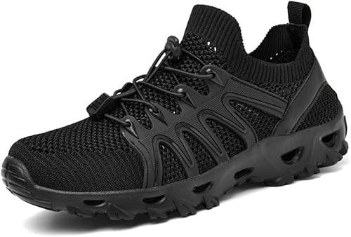 Water Shoes for Men Quick Drying Sneakers Breathable Non-Slip Outdoor Hike Barefoot Shoes for Sport Beach Pool Aqua Swim Surf Hiking Kayaking Walking Shoes