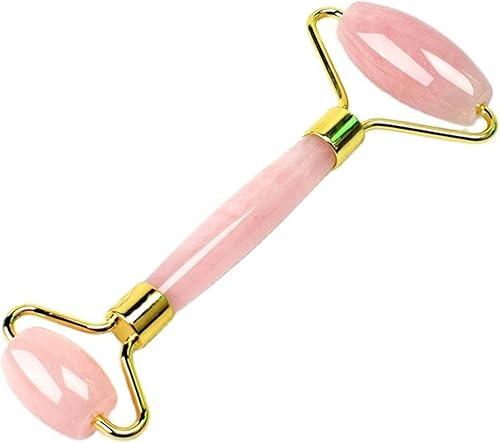 MOBYAT Stone Face Jade Roller Massage Lifting Tool Wrinkle Removal Neck Thin Skin Care GuaSha Health Tool Set 1Pcs (Color : Gold)