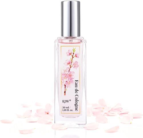 EJW Cherry Blossom Body Spray for Women | Soft Floral Hair Perfume & Body Mist, Alcohol-Free Long-Lasting Fragrance with Aloe & Collagen, 1.01 fl oz