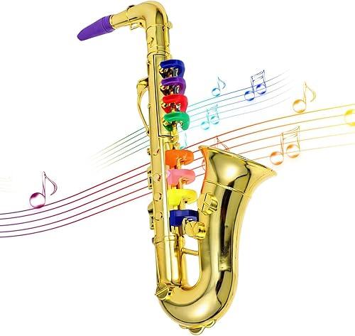 Toy Saxophone - Kids Musical Instrument | Educational Toy for Boys and Girls | Perfect for Birthday, Party, Holiday, School Performance, Stage, Role Play, and Talent Shows