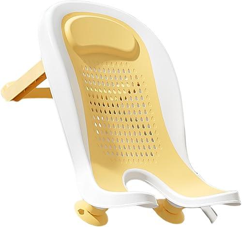 Infant Bath Basin Strong Suction Foldable Quick Drying Bath Rack Ergonomic Designing for Use in Sink Bathtub Hip Washing Tool