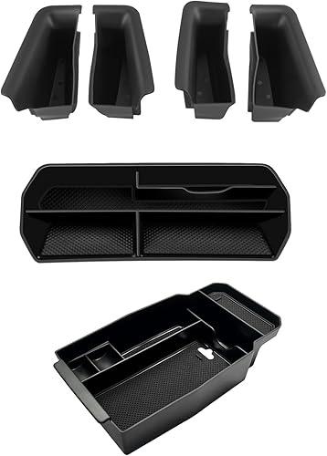 CDEFG 6Pcs for 2023 2024 2025 2026 Mazda CX-50 Center Console Organizer Tray for 2023 2024 2025 2026 Mazda CX-50 Hybrid Accessories Middle Console Storage Box Door Handle Pockets