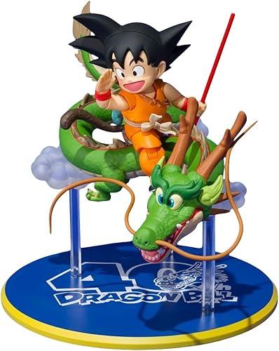 TAMASHII NATIONS S.H.Figuarts Son Goku & Dragon - 40th Anniversary Edition - PVC & ABS, Approximately 75mm, Painted Figure