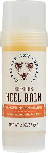 Savannah Bee Company Beeswax Heel Balm - Foot Balm for Cracked Heels with Tangerine Fragrance