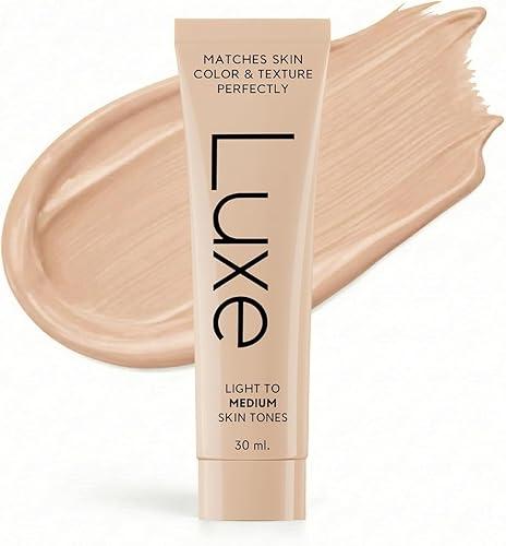 Luxe Color Changing Foundation for Women – Instantly Adapts to Your Skin Tone – Buildable Light-to-Medium Coverage – 12-Hour Wear – Natural Dewy Finish - Light