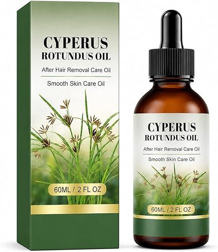 Cyperus Rotundus Oil, 60ml After Hair Removal Care Oil, Lightweight Body Oil for Smooth-Looking Skin, Dropper Bottle, 2 fl oz (3, Cyperus Rotundus Oil 60ml)