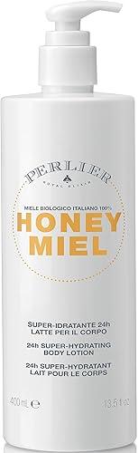 Perlier Honey Miel Super Idratante 24h Latte Per Il Corpo Con Gelatina Reale 400m, Super-Hydrating Body Lotion 13.5 Fl Oz made in Italy [italian import]