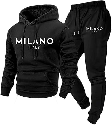 Track Suits Mens Sweatsuits 2 Piece Set Hoodie and Sweatpants Jogging Suits for Men Casual Running Sweat Suit Sets