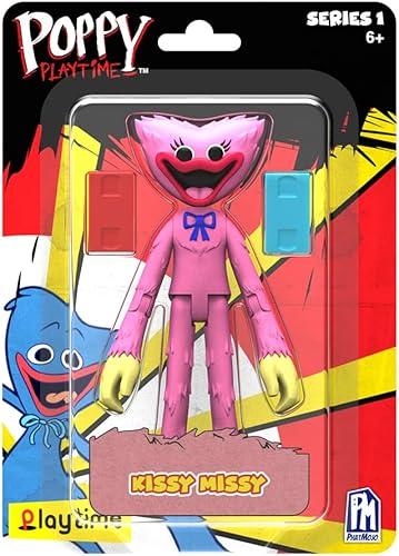 Poppy Playtime Kissy Missy Action Figure (5'' Posable Figure, Series 1) [Officially Licensed] (AF7702)