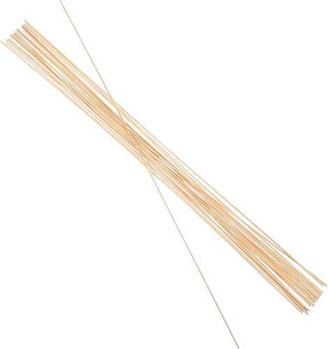 Kisangel 20pcs Bamboo Kite Sticks, 20.07 x 0.07inch Thin Long Dowels for DIY Kite Assembly Repair Outdoor Craft Activities