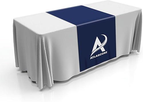 BannerBuzz Custom Table Runner Cloth Polyester Fabric, Durable and Wrinkle-Free Table cloth for Trade Shows, Events and Exhibitions (24" x 68")