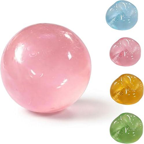 Coconut Oil Squishy Ball-2026 New Coconut Oil Stress Ball, Ultra-Soft Stress-Relieving (Pink)