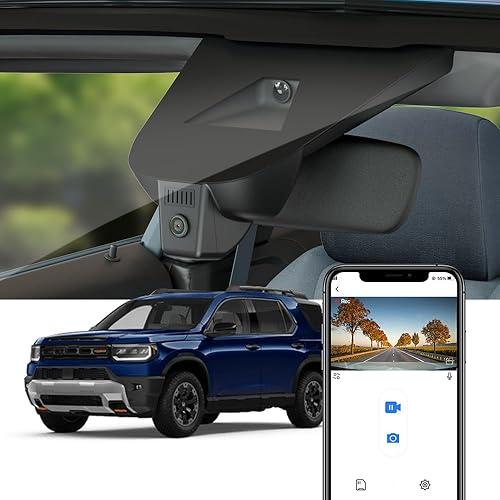 Fitcamx 4K Dash Cam Suitable for 2026 Honda Passport RTL TrailSport Touring Blackout Elite (HD2-D4100), OEM Factory Look, UHD 2160P Video, WiFi & APP, Loop Recording, G-Sensor, Plug & Play, 64GB Card