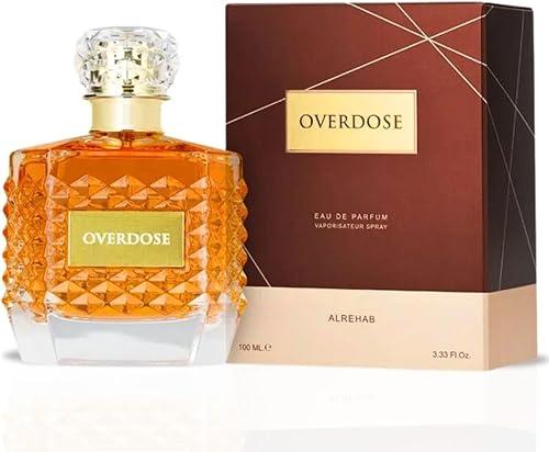 Al Rehab Overdose Eau de Parfum Spray for Unisex, 3.34 Ounce