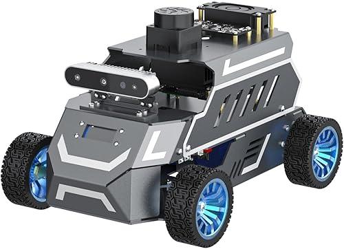 Yahboom ROS2 AI Robot Car,for RDK X5 8GB Supports RVIZ Simulation ROS2,TOF Lidar,SLAM Mapping Navigation, Tracking and Obstacle Avoidance