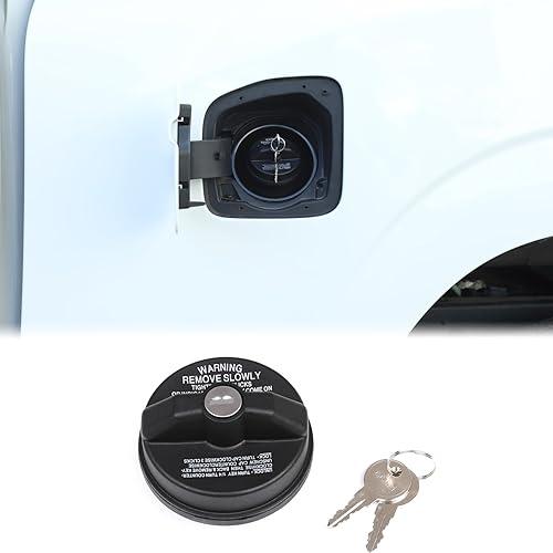 Aunginsy Fuel Tank Cap Replacement Anti-theft Lock Cap Compatible with Nissan Frontier 2021-2026, Car Door Fuel Tank Cover W/Lock Gas Cap Tank Trim Cover Fuel Filler Protector with Keys Accessories