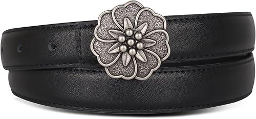Relang Women's Belts with Gold Buckle, Fashion Waist Band, Elegant Ladies' Belt, Gift for Women