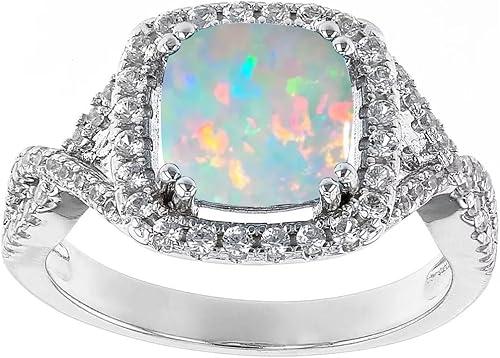 10K 14K 18K Gold 2 Carat Cushion Cut Gemstone Engagement Ring with Moissanites for Women Halo Cushion Birthstone Anniversary Promise Ring Size 3-16