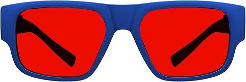Eyekepper Sleeping Glasses with Blue & Green Light Blocking, Red Lens Night Time Eyeglasses for Optimized Sleep