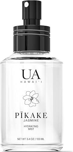 Pikake Body and Hair Mist from Hawaii, Hair Perfume for a Light, Hydrating Refresh, Body Mist for Women and Men, Alcohol-Free, With Moisturizing Hyaluronic Acid & Glycerin, Glass Bottle, 3.4 oz