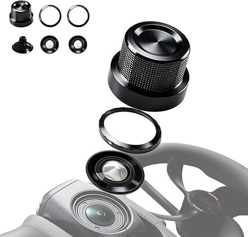 Lens Replacement Kit for DJI Avata 360 Drone, Portbale Optical Glass with Aluminum Alloy Ring + Removal Tools, 360° Camera Lens Repair Part Kit for Avata 360 Accessories (2 Pack)