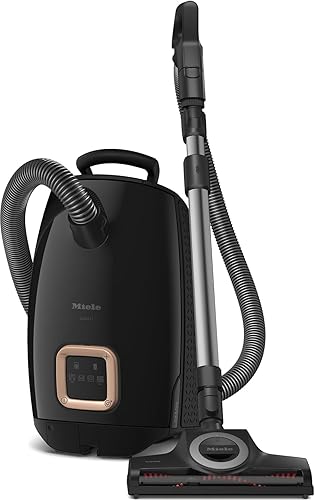 NEW Miele Guard L1 Cat & Dog Bagged Canister Vacuum for Pet Owners with Odor-Reducing Active AirClean Filter, TurboTeQ Floorhead, and AllTeQ Universal Floorhead, in Obsidian Black/Rose Gold — 33% off
