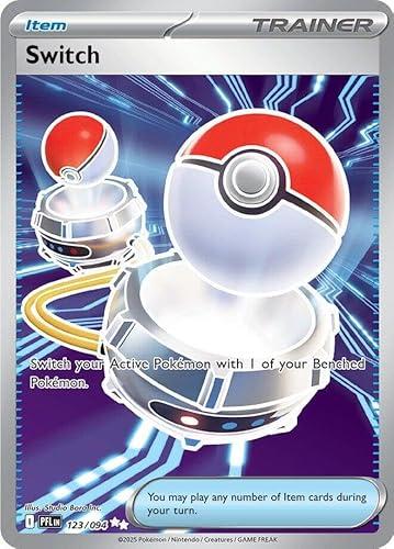 Pokemon - Switch 123/094 - Phantasmal Flames - Full Art Ultra Rare - Single Card