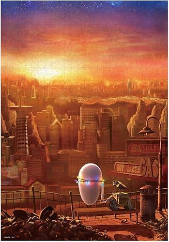 Tenyo D-1000-903 1000 Piece Canvas Style Jigsaw Puzzle, Disney, Wall-E, 20.1 x 29.9 inches (51 x 73.5 cm), Comes with Glue, Spatula, Service Card Included