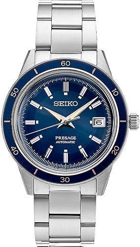 SEIKO Automatic Watch for Men - Presage Collection with Vintage 1960s Watch Inspiration - 50M Water Resistant