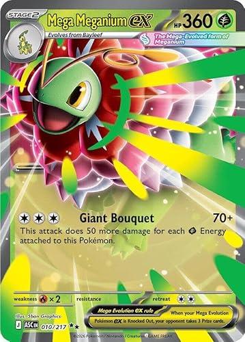Pokemon - Mega Meganium ex 010/217 - Ascended Heroes - Ultra Rare - Foil - Single Card