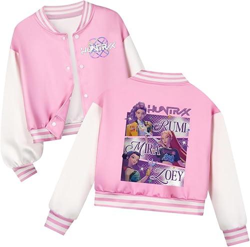 K Pop Girls Sweatshirt Long Sleeve Zip Up Jacket Korea Cartoon Costume Birthday Gift