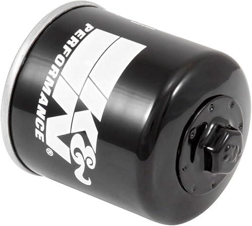 K&N Motorcycle Oil Filter: High Performance, Premium, Designed to be used Synthetic or Conventional Oils, Wrench Off Nut: Fits Select 2001-2026 Honda, Kawasaki, Triumph, Yamaha Motorcycles, KN-204-1