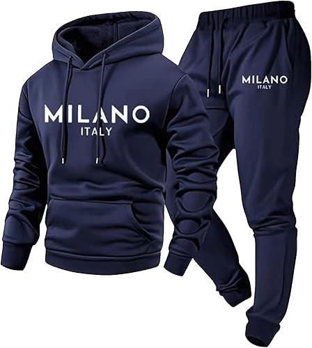 Track Suits Mens Sweatsuits 2 Piece Set Hoodie and Sweatpants Jogging Suits for Men Casual Running Sweat Suit Sets