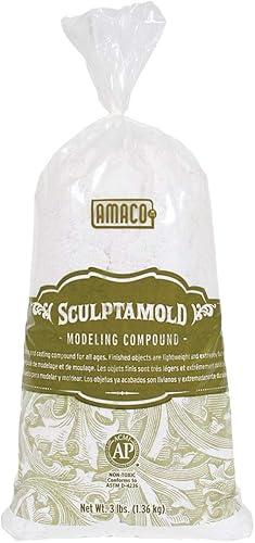 AMACO AMO41821 SC3 Sculptamold Modeling Compound, 3 lb.