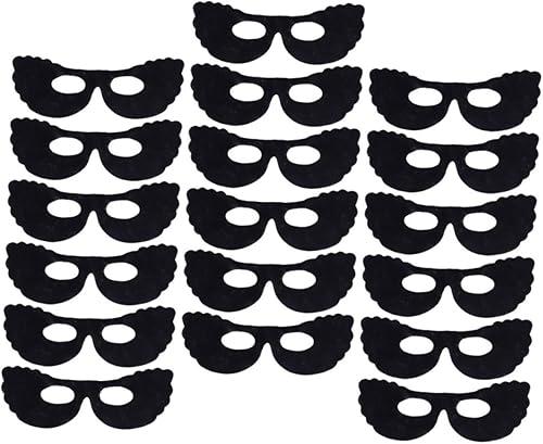 GALPADA Disposable Charcoal Fiber Eye Care Mask Paper 100 Sheets Black Moisturizing Eye Film Sheets for Hydrating Skin Care and Daily Use