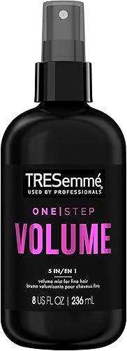 TRESemmé One Step 5-in-1 Volumizing Hair Styling Mist For Fine Hair One Step Volume Hair Care Product for Soft, Weightless Volume 8 oz